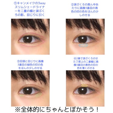 UR GLAM　BLOOMING EYE COLOR PALETTE/U R GLAM/アイシャドウパレットを使ったクチコミ（4枚目）