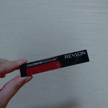 カラーステイ サテン インク 005 シルキー シエナ/REVLON/口紅を使ったクチコミ（1枚目）