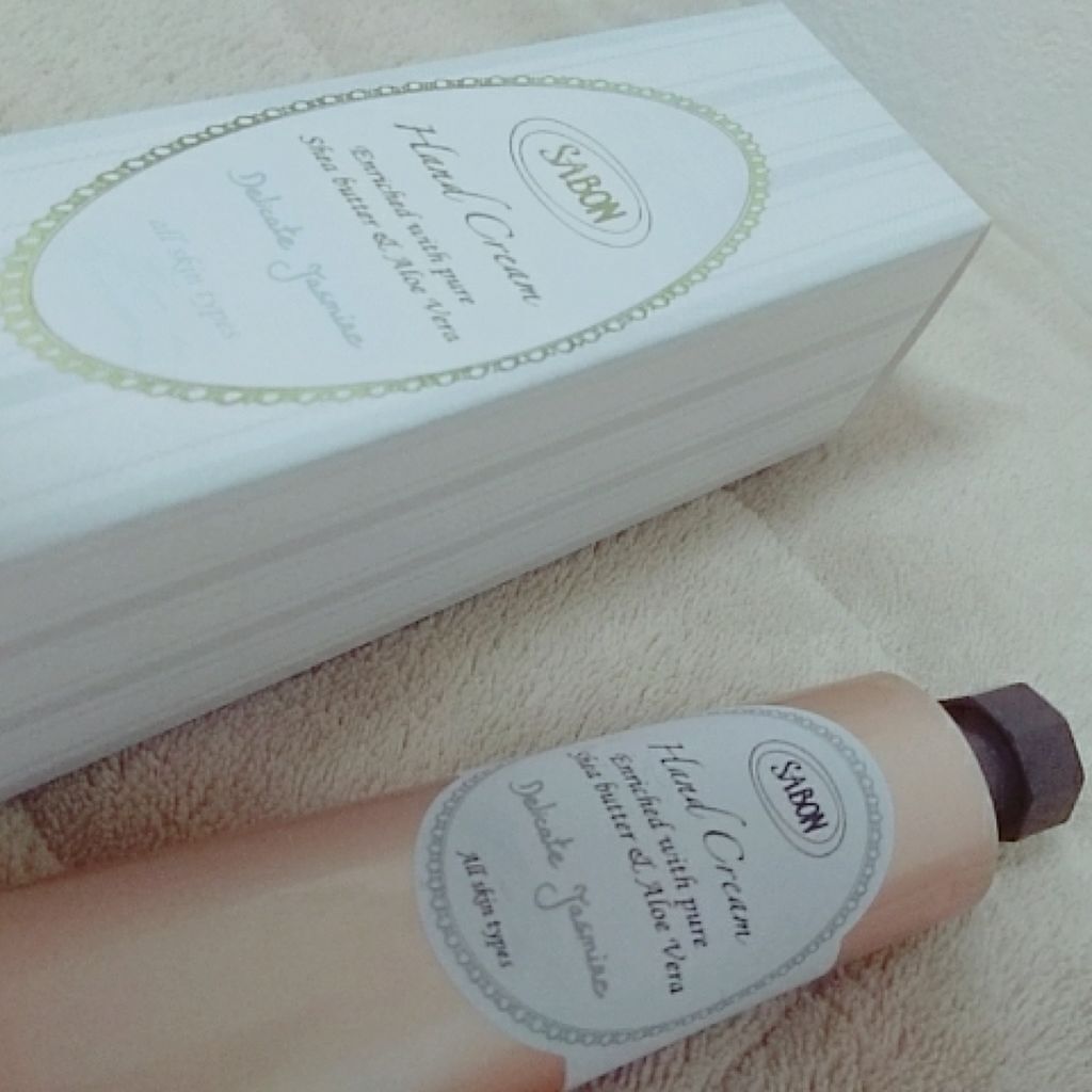 ハンドクリーム デリケート・ジャスミン/SABON/ハンドクリームを使ったクチコミ(1枚目)