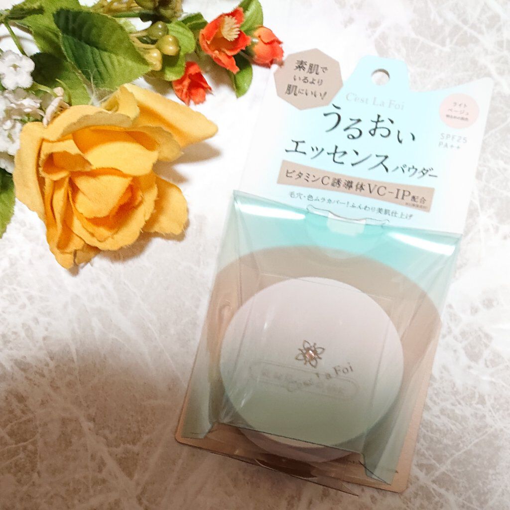 エッセンスパウダー		 ライトベージュ/セラフォア/プレストパウダーを使ったクチコミ（2枚目）