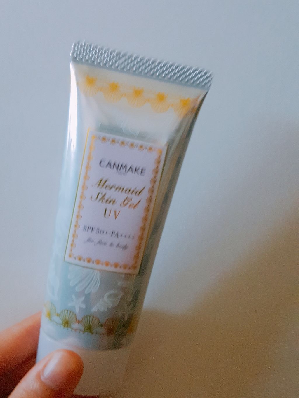 マーメイドスキンジェルUV/キャンメイク/日焼け止めジェルを使ったクチコミ（1枚目）
