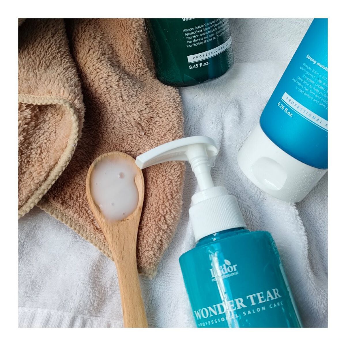 WONDER TEAR/La'dor/洗い流すヘアトリートメントを使ったクチコミ(2枚目)