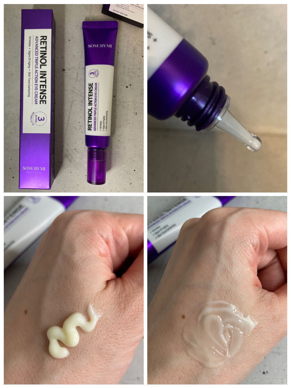 レチノールインテンシブ アドバンスドトリプルアクションアイクリーム/SOME BY MI/アイケア・アイクリームを使ったクチコミ（3枚目）