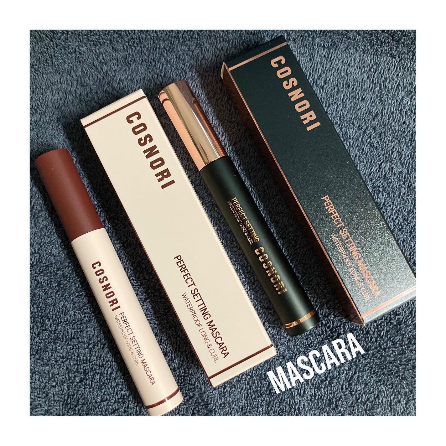 パーフェクトセッティングウォータープルーフマスカラ Long&Curl/COSNORI/マスカラを使ったクチコミ(1枚目)