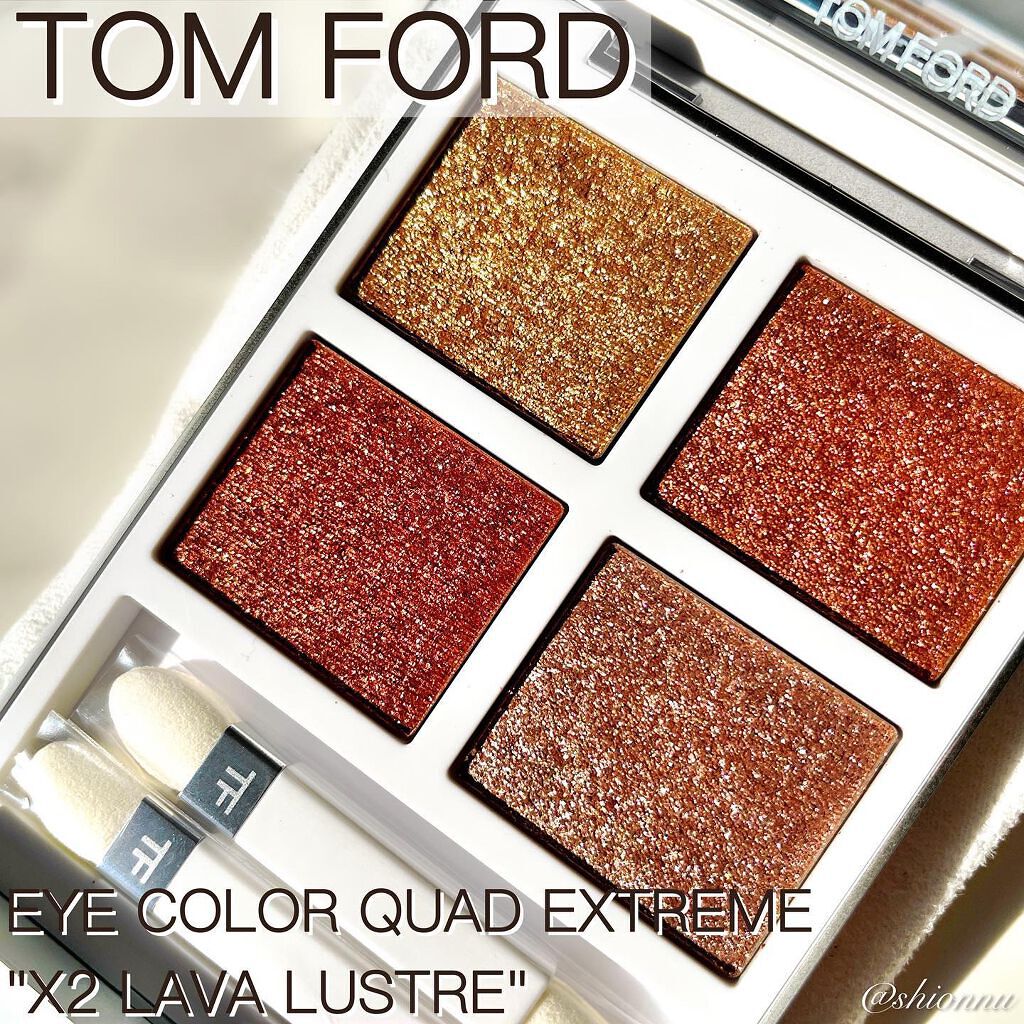 TOM FORD BEAUTY アイ カラー クォード エクストリームのクチコミ「❄️✨💎 Please swipe ➠➠

⚠︎動画複数枚有り🎥

NARSと同じくらい大本命.....」（1枚目）