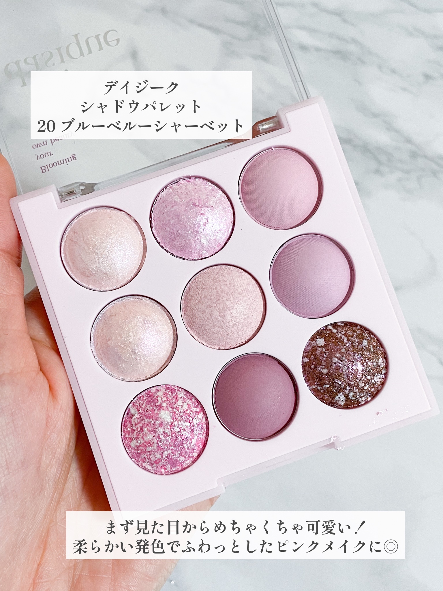 シャドウパレット/dasique/アイシャドウパレットを使ったクチコミ（2枚目）