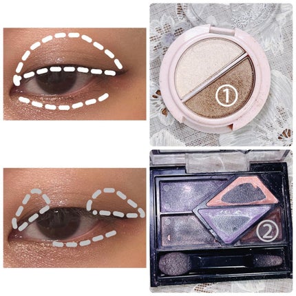 メタルグラマーアイズ/KATE/アイシャドウパレットを使ったクチコミ(6枚目)