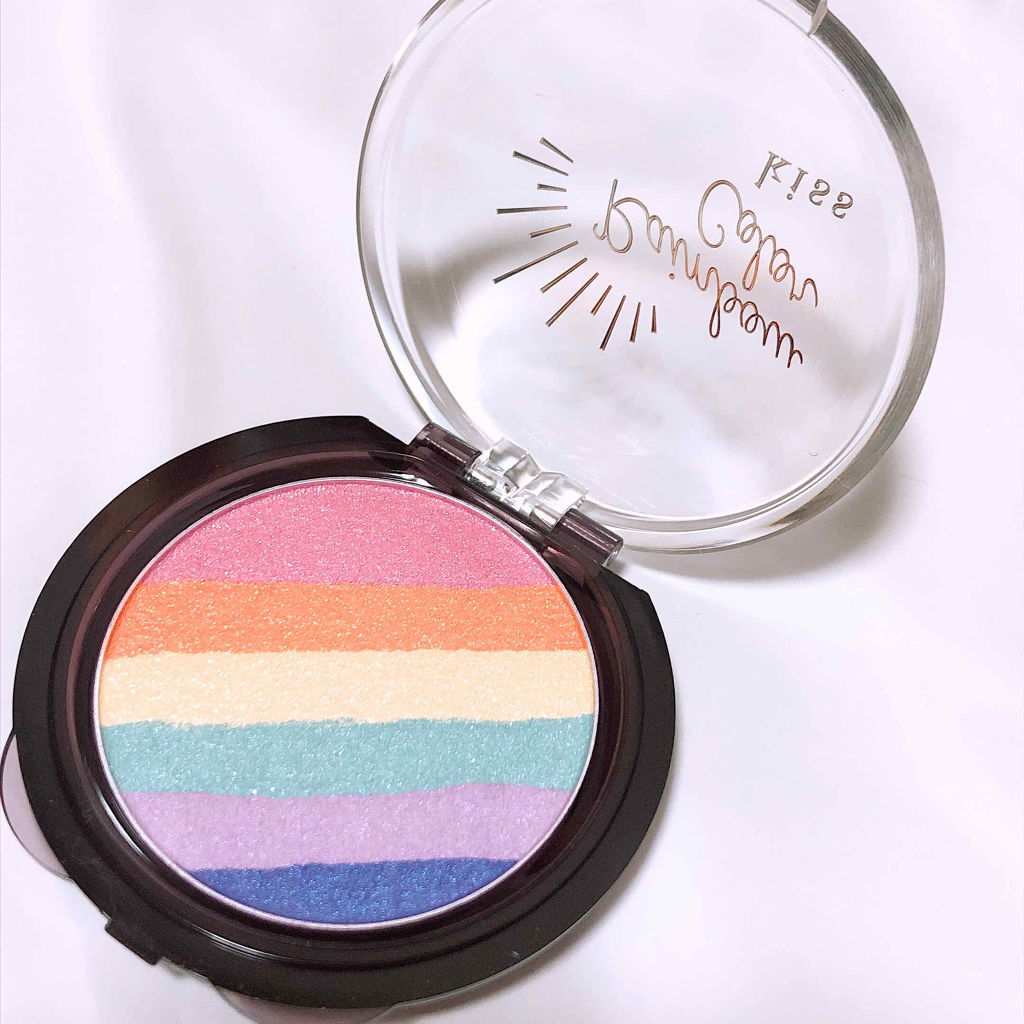 レインボーカラーX/KiSS/アイシャドウパレットを使ったクチコミ（2枚目）