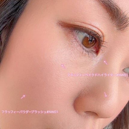 ネーミング フラッフィーパウダーブラッシュ/NAMING./パウダーチークを使ったクチコミ(8枚目)