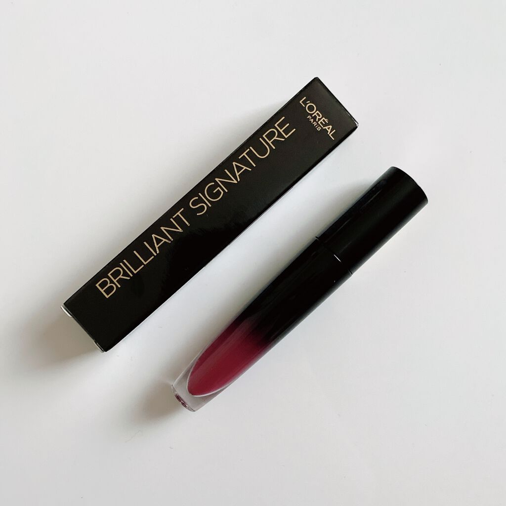 ブリリアントシグネチャー/ロレアル パリ/口紅を使ったクチコミ(2枚目)