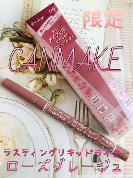 ラスティングリキッドライナー/キャンメイク/リキッドアイライナーを使ったクチコミ(1枚目)