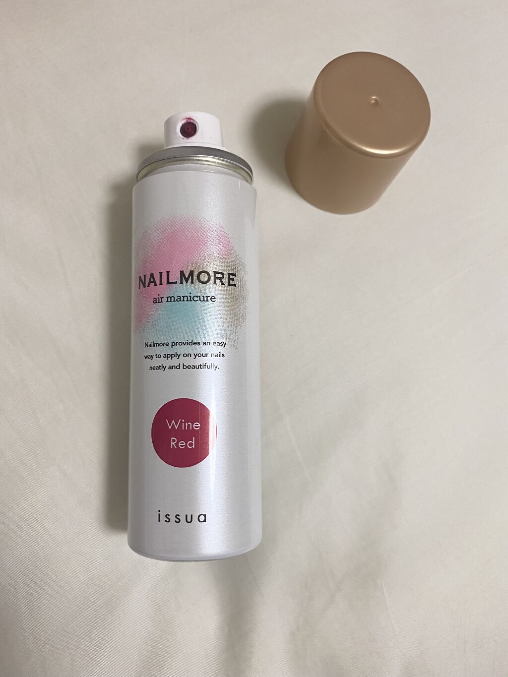 エアーマニキュア ワインレッド/NAILMORE/マニキュアを使ったクチコミ（3枚目）