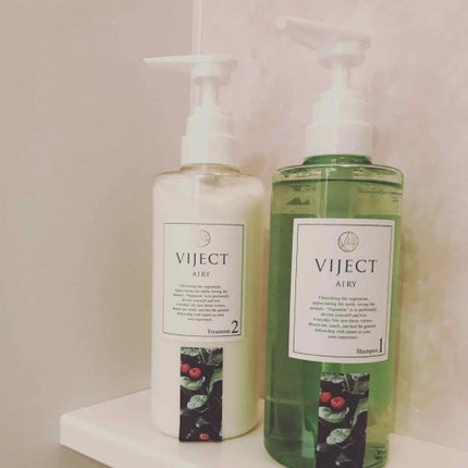 エアリースムース シャンプー/トリートメント/ヴィジェクト/市販シャンプーを使ったクチコミ(1枚目)