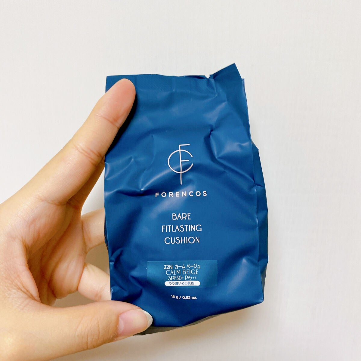 ベアフィットラスティングクッション 詰め替え付き/フォレンコス/クッションファンデーションを使ったクチコミ(10枚目)