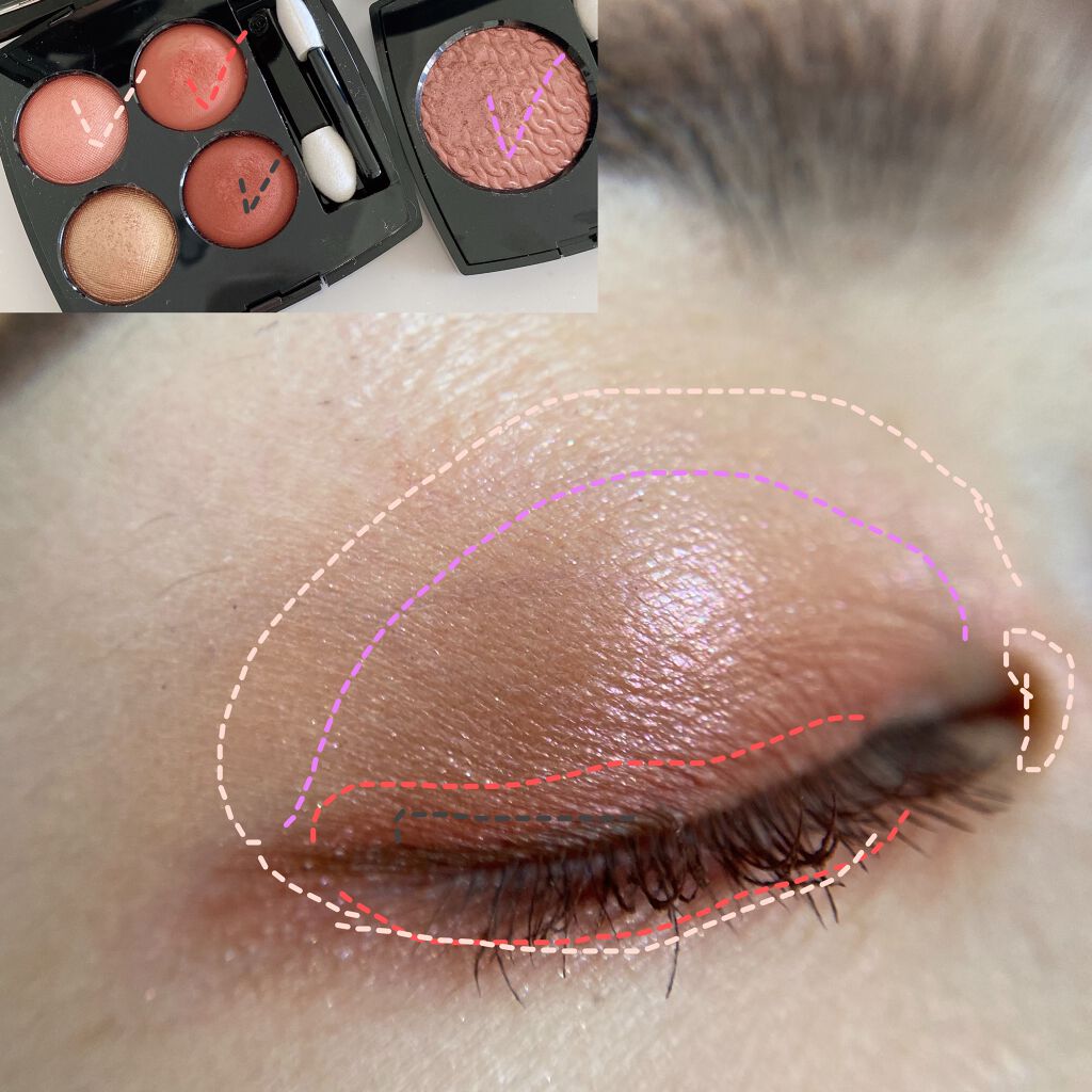 レ キャトル オンブル/CHANEL/アイシャドウパレットを使ったクチコミ(4枚目)