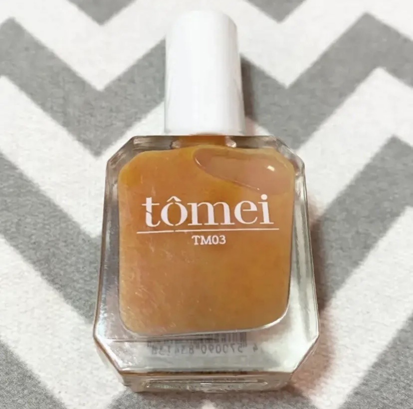ファイバージュレネイル TM03 マンゴーラッシー/tomei/マニキュアを使ったクチコミ（1枚目）
