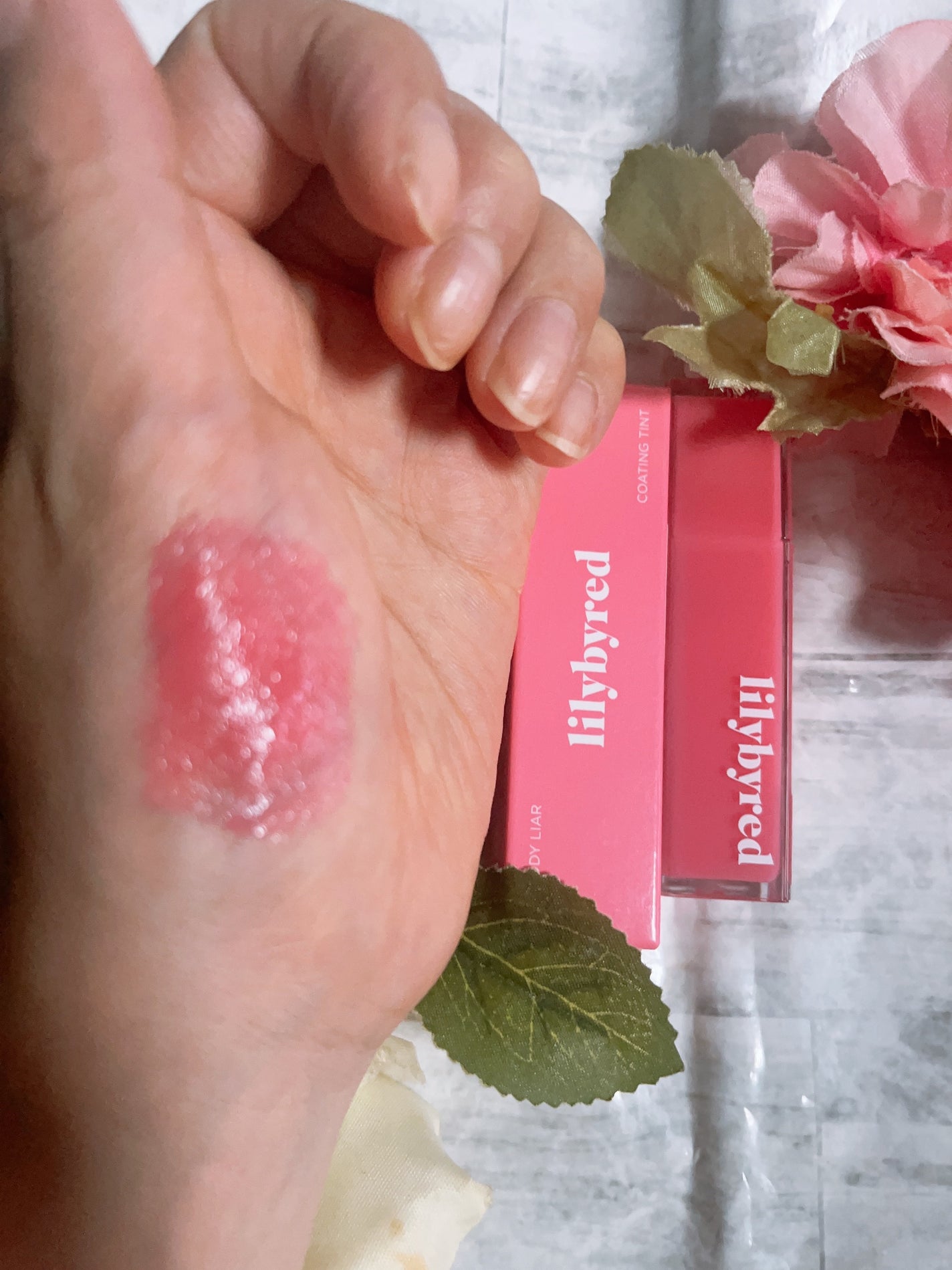 ブラッディライアー コーティングティント/lilybyred/リップティントを使ったクチコミ(2枚目)