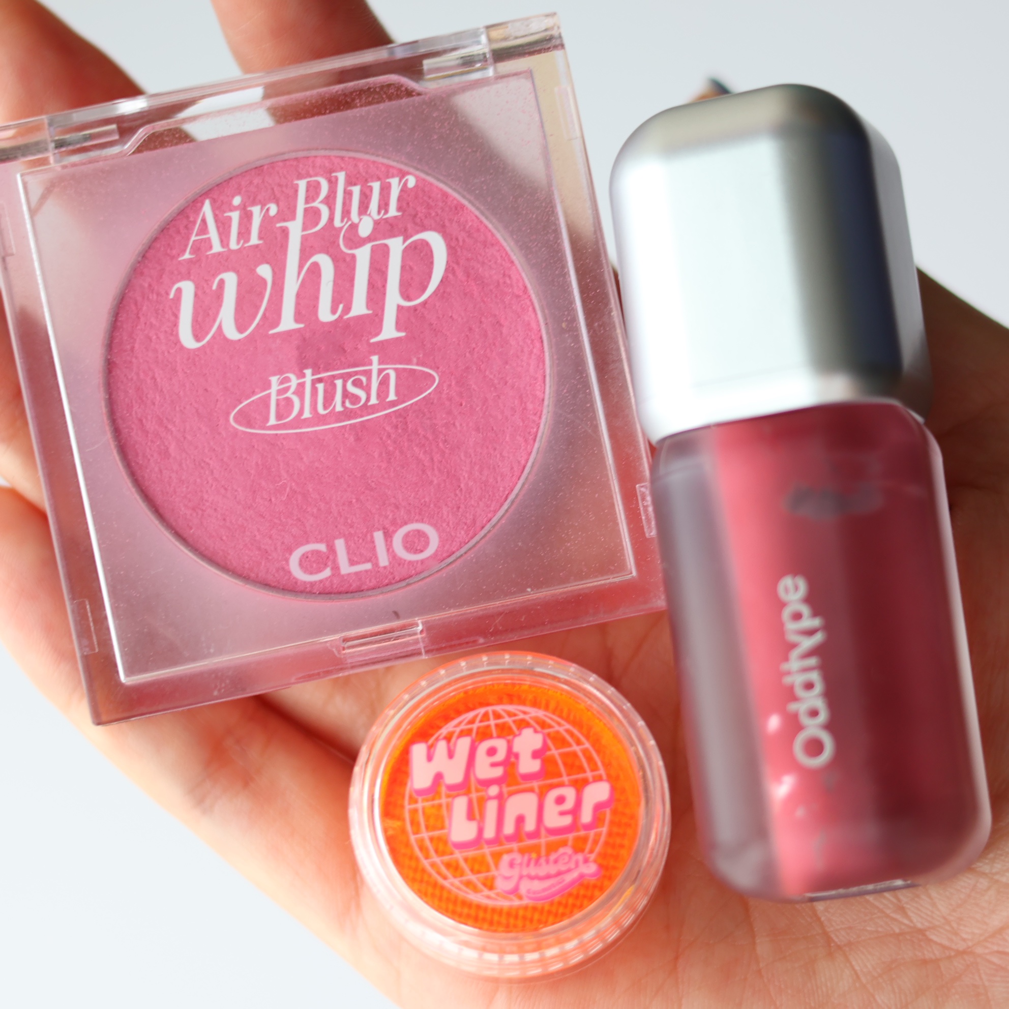 エアーブラーホイップチーク #7 CHERRY PIECE/CLIO/パウダーチークを使ったクチコミ（2枚目）