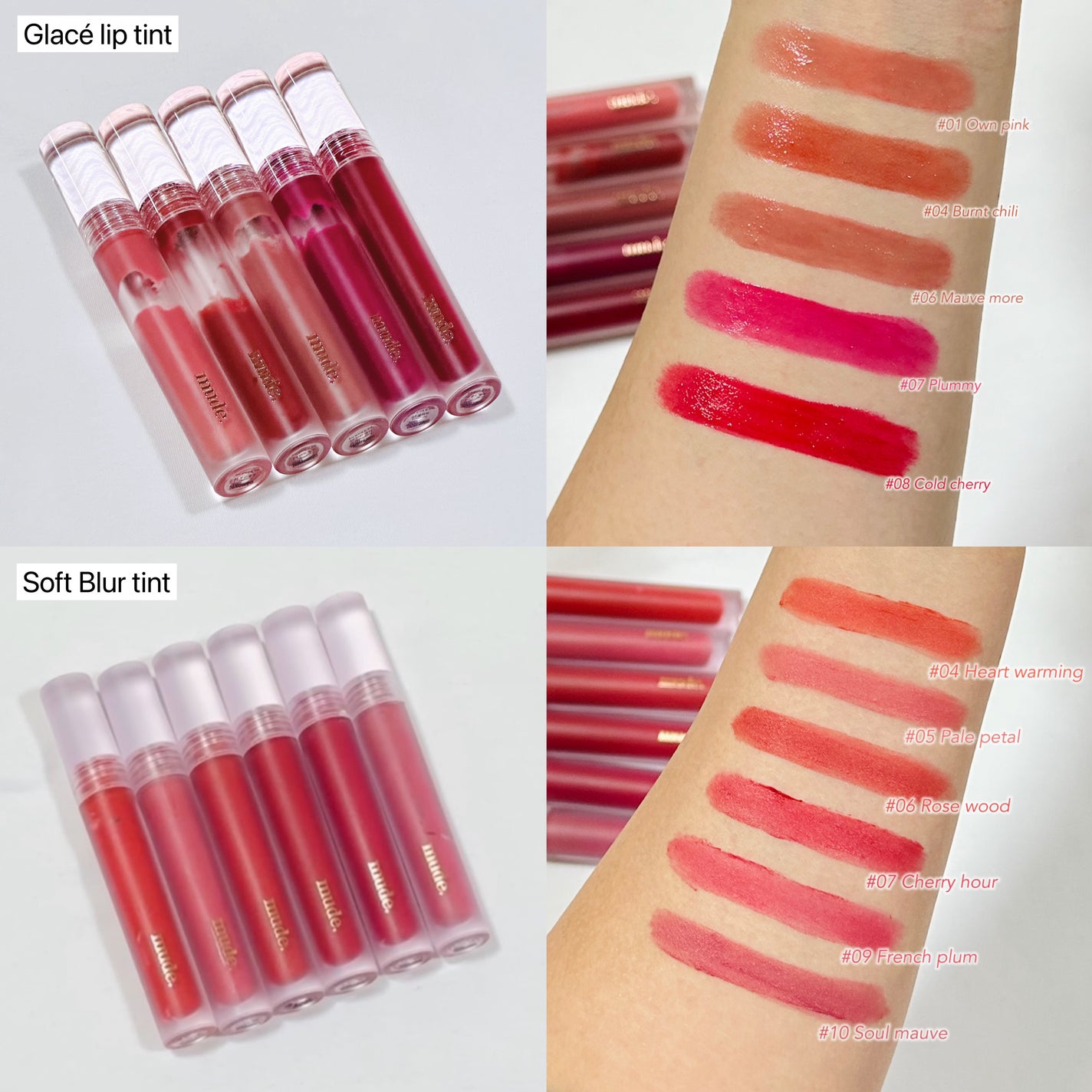 グラッセリップティント/mude/リップティントを使ったクチコミ(3枚目)