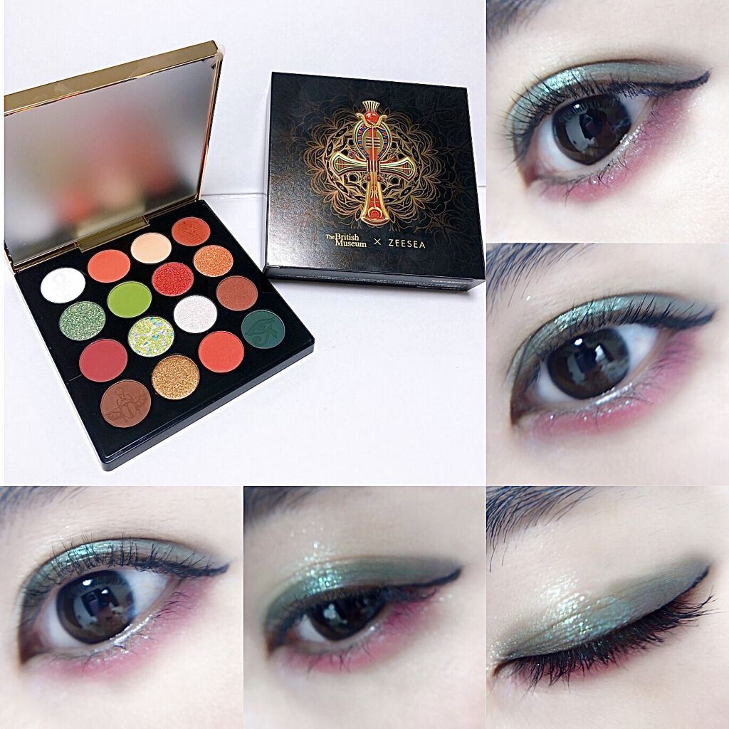 大英博物館 エジプトシリーズ アイシャドウパレット/ZEESEA/アイシャドウパレットを使ったクチコミ（1枚目）