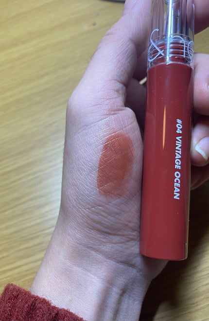 グラスティングウォーターティント/rom&nd/リップティントを使ったクチコミ(3枚目)