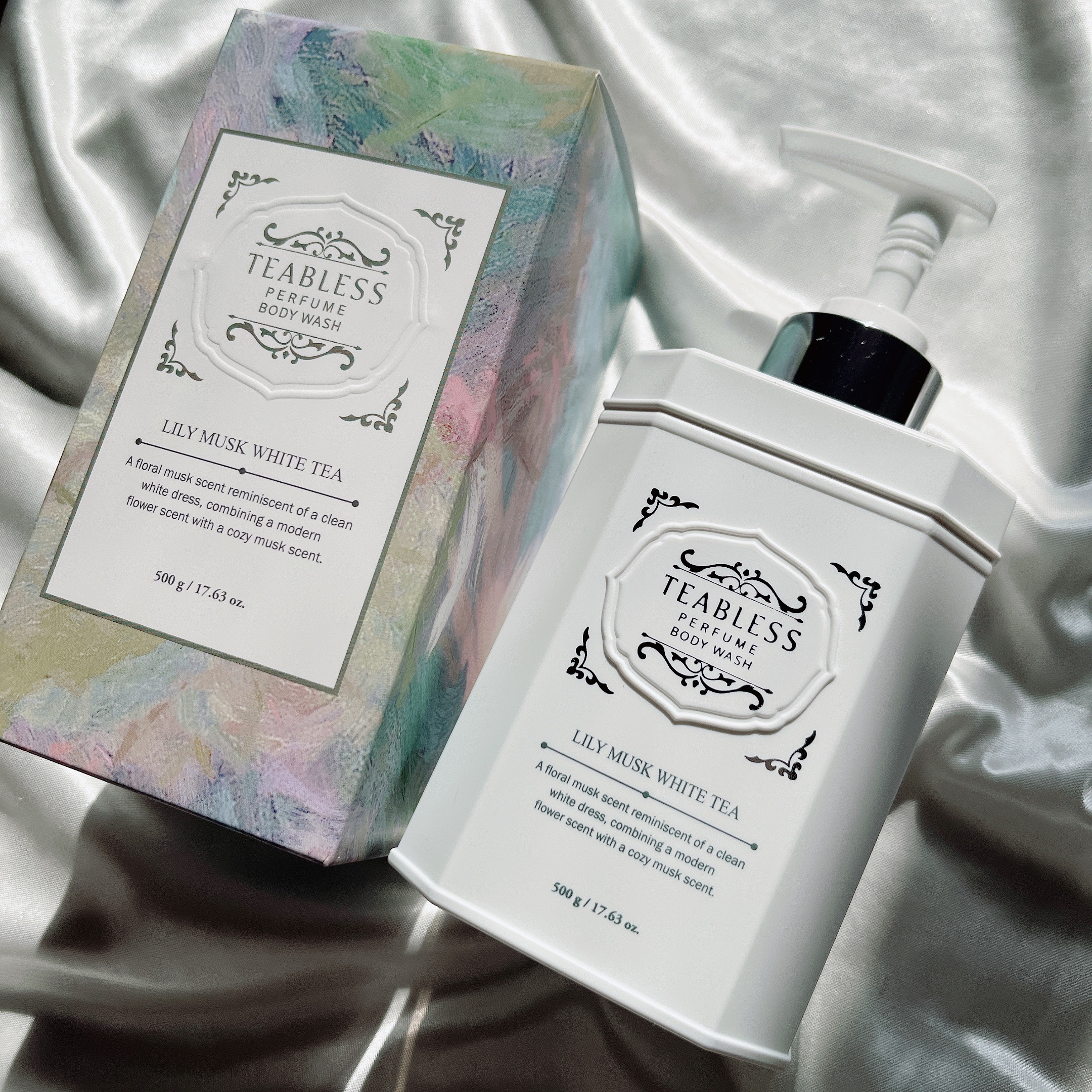 パフュームボディウォッシュ リリームスクホワイトティー/TEABLESS/ボディソープを使ったクチコミ（1枚目）