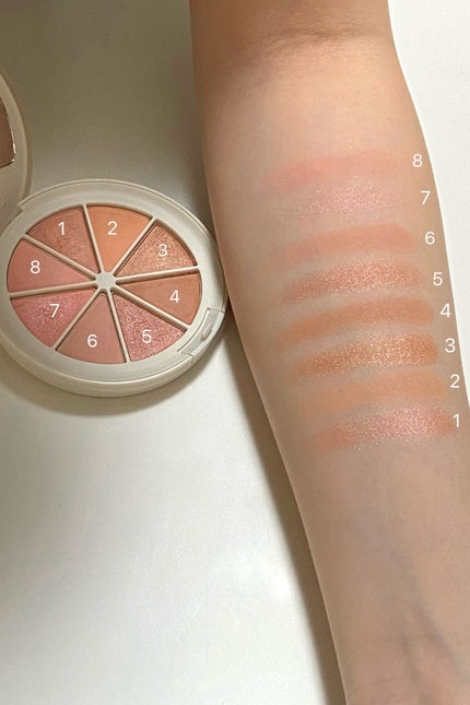 ミドルトーンアイシャドウコレクターパレット/Laka/アイシャドウパレットを使ったクチコミ(4枚目)