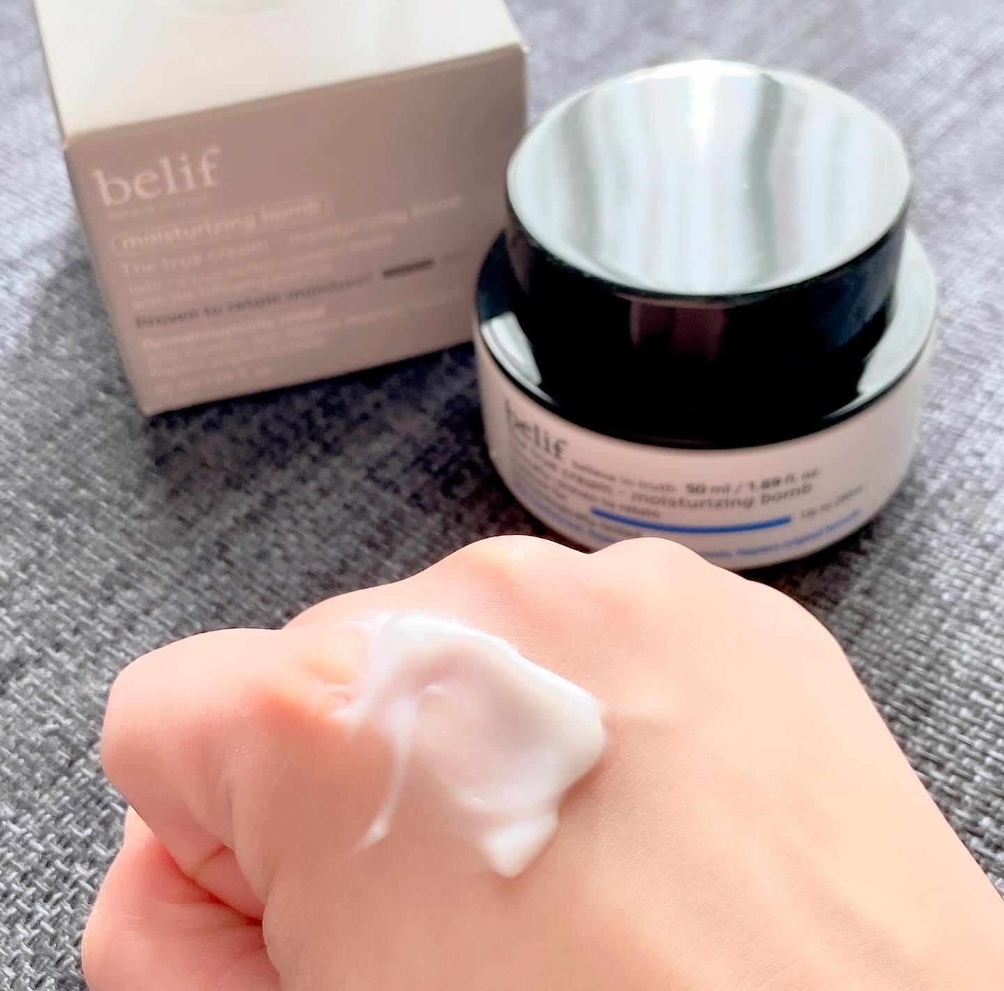 ザトゥルークリームモイスチャライジングバーム/belif/フェイスクリームを使ったクチコミ（2枚目）