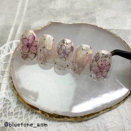 ネイルシール/SHEIN/ネイルシールを使ったクチコミ(7枚目)