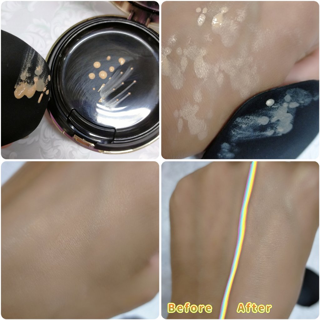 プレミアムニードルファンデーション ナチュラルベージュ/ジュエリアプレミアム/クッションファンデーションを使ったクチコミ（3枚目）