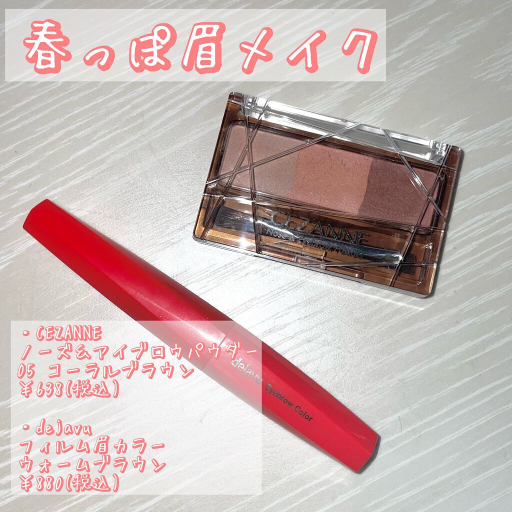 ノーズ&アイブロウパウダー/CEZANNE/パウダーアイブロウを使ったクチコミ(1枚目)
