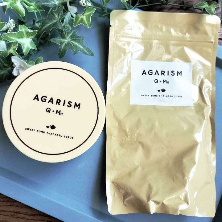 Q+Me スウィートボムタラソスクラブレモンティーの香り/AGARISM/バスト・ヒップケアを使ったクチコミ（1枚目）