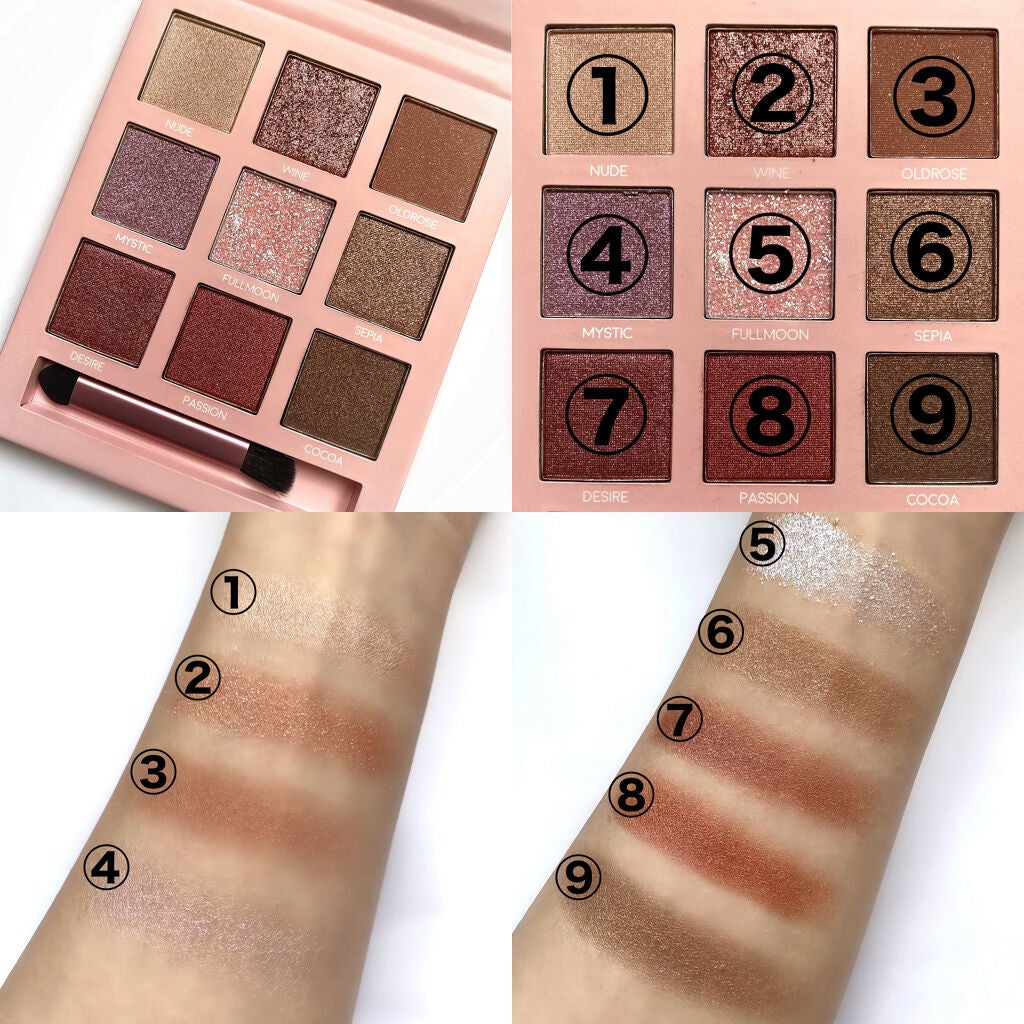 マイシャドウパレット/play on make/アイシャドウパレットを使ったクチコミ(3枚目)