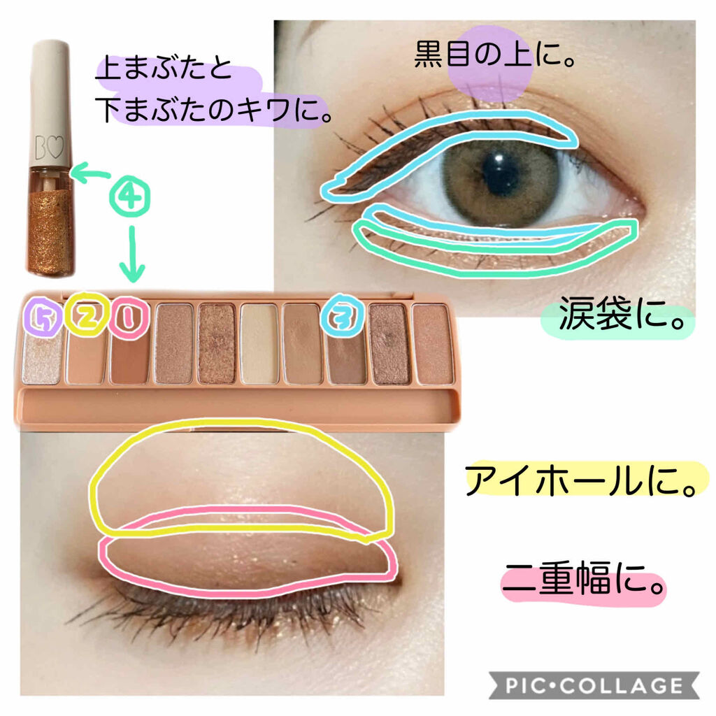 グリッターライナー/b idol/グリッターを使ったクチコミ（2枚目）