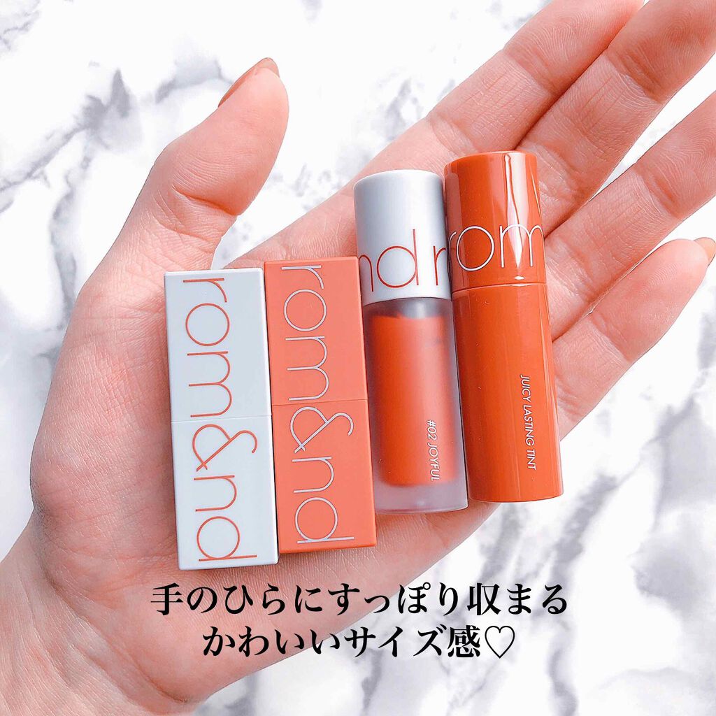 ベストオンマイリップスエディション/rom&nd/口紅を使ったクチコミ(4枚目)