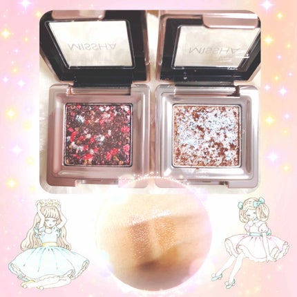 グリッタープリズム シャドウ/MISSHA/グリッターを使ったクチコミ(2枚目)