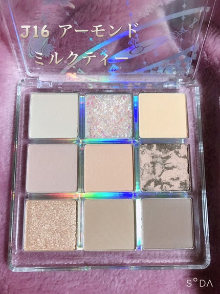 クォーツ 9色アイシャドウパレット(ドリームランドアイシャドウ)/ZEESEA/アイシャドウパレットを使ったクチコミ(3枚目)
