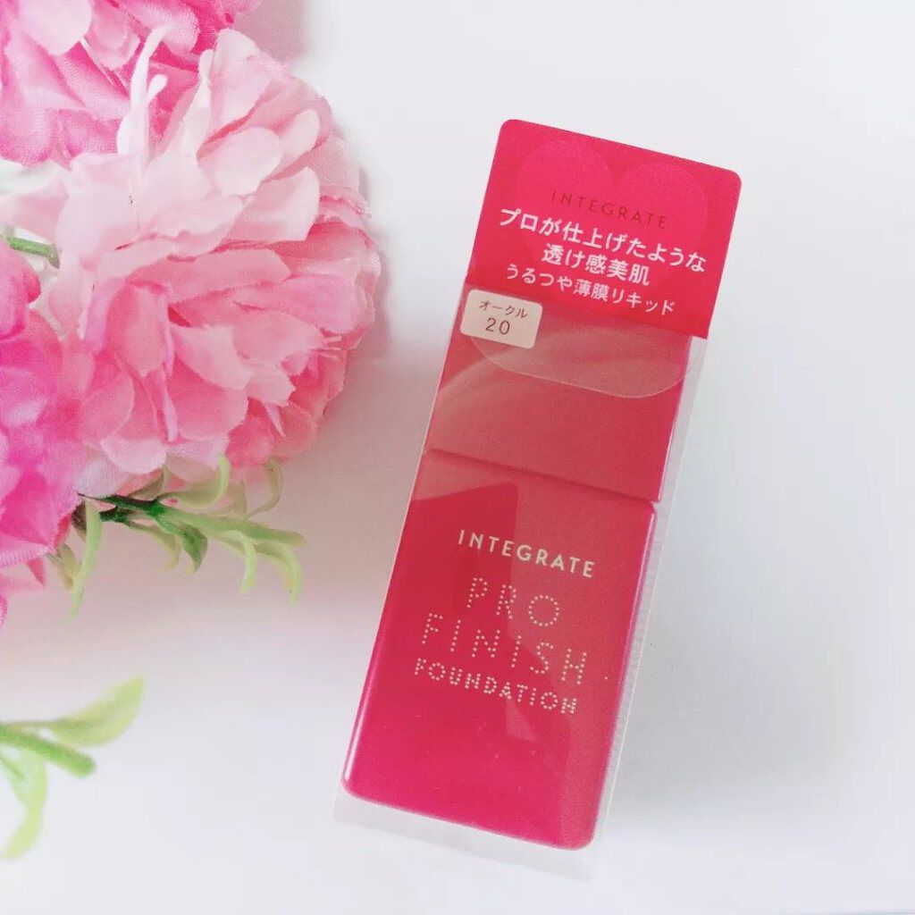 プロフィニッシュリキッド/インテグレート/リキッドファンデーションを使ったクチコミ（2枚目）
