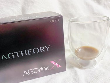 AXXZIA エイジーセオリーAGドリンクXのクチコミ「.
.
AXXZIA
AGTHEORY AG DrinkX

\まるで飲むエステ/

美容成分.....」（3枚目）