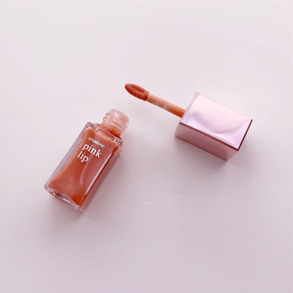 pinklip ＃４コーラル/プラスキレイ/リップオイルを使ったクチコミ（2枚目）