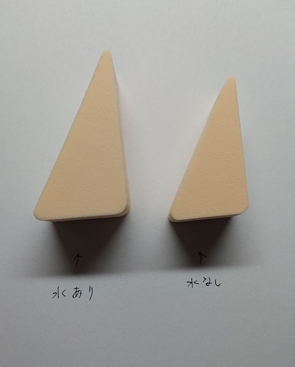 ジェリータッチスポンジ ウェッジ型/ロージーローザ/パフ・スポンジを使ったクチコミ（2枚目）