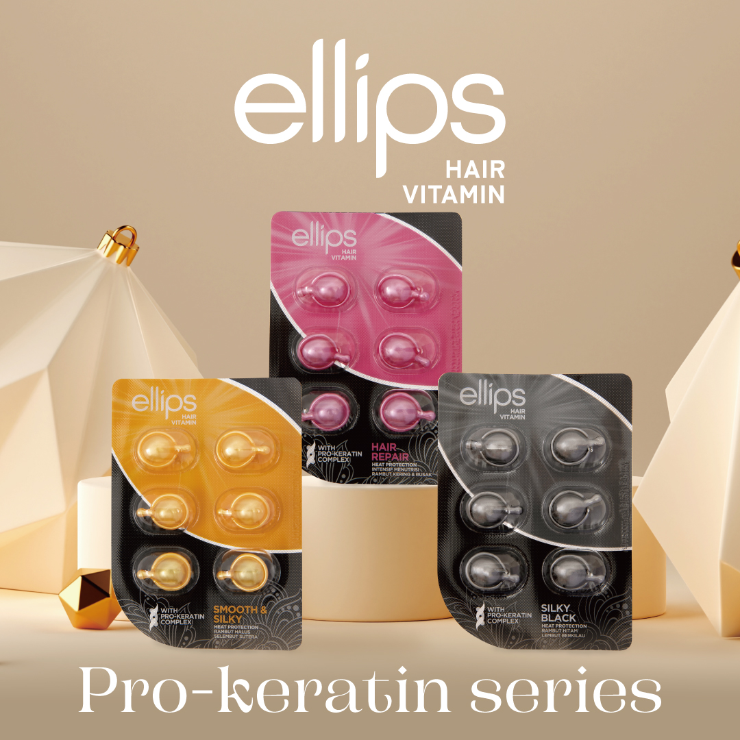 プロケラチン シルキーブラック/ellips/ヘアオイルを使ったクチコミ（1枚目）