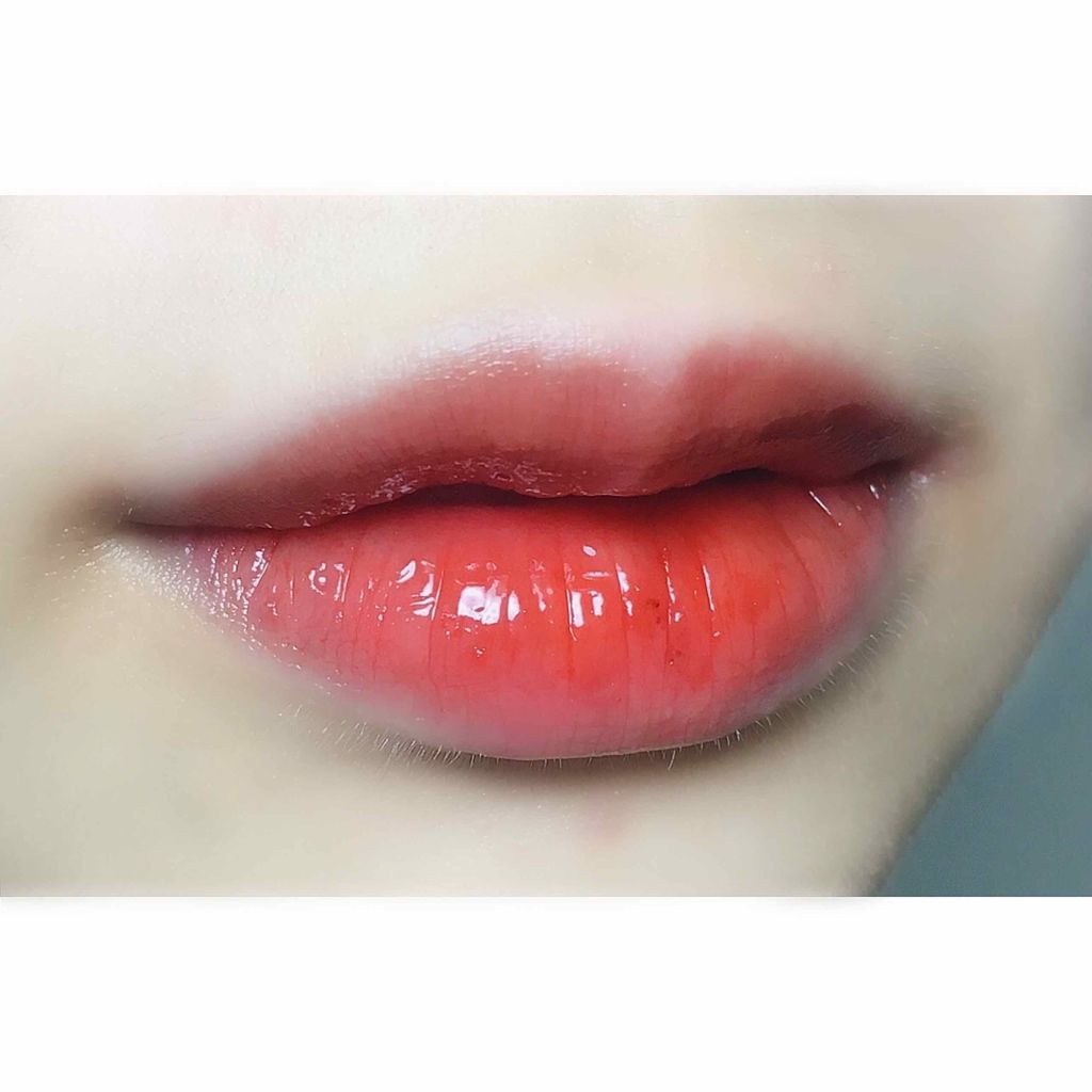 ウォーターライジングティント 07 リアルスクイーズオレンジ/MILIMAGE/リップティントを使ったクチコミ（2枚目）