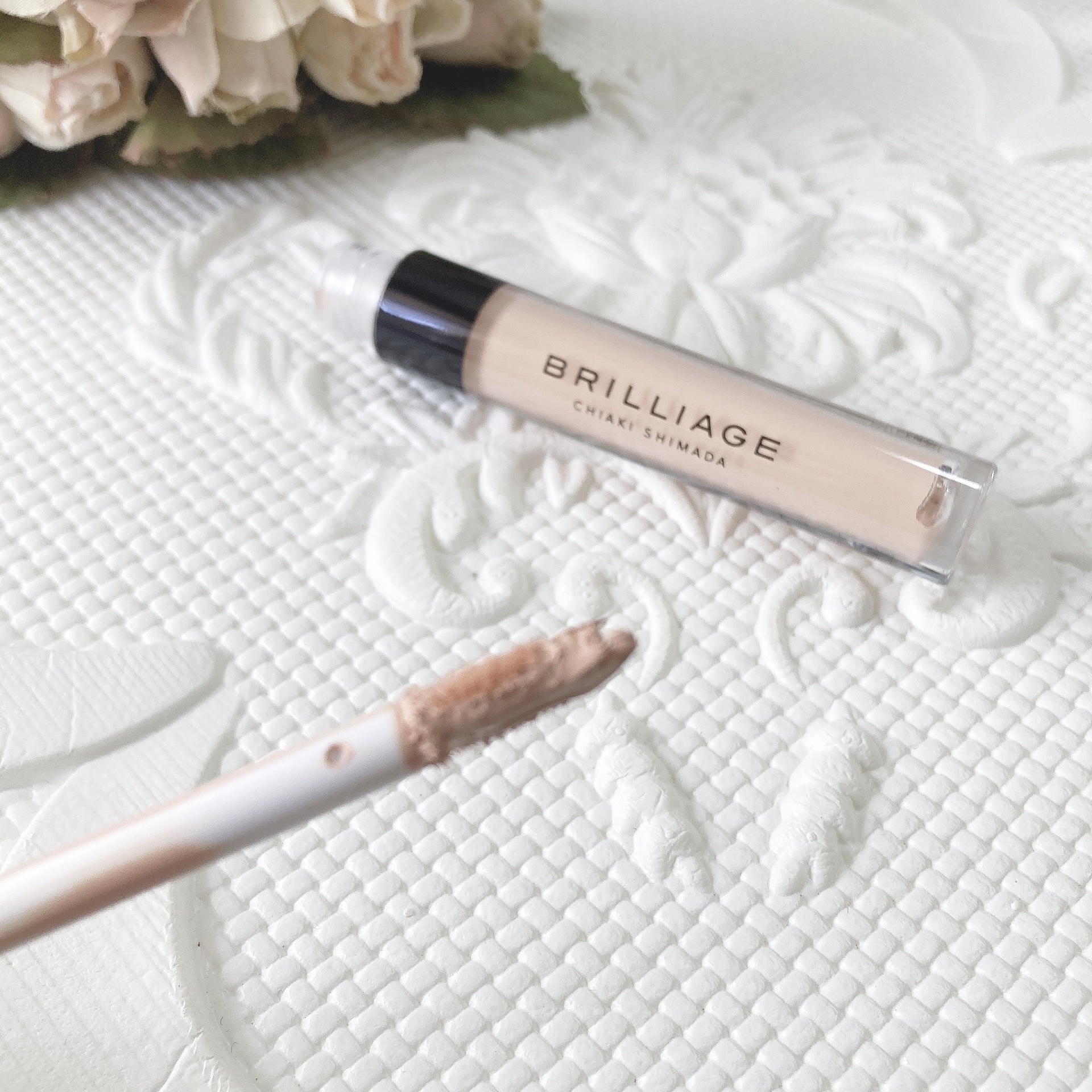 デザイニング コンシーラー 02 オークル/ブリリアージュ/リキッドコンシーラーを使ったクチコミ（2枚目）