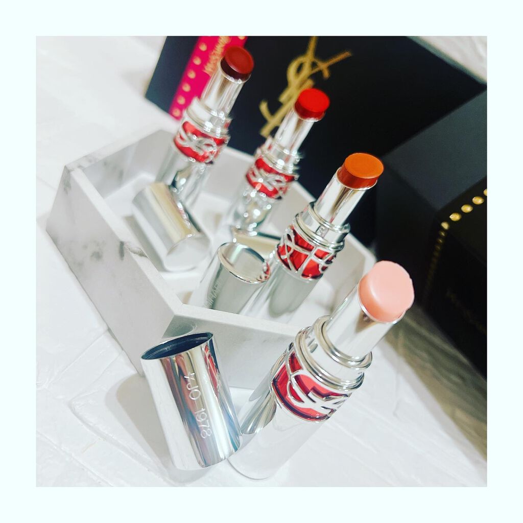 YSL ラブシャイン キャンディグレーズ/YVES SAINT LAURENT BEAUTE/口紅を使ったクチコミ(4枚目)