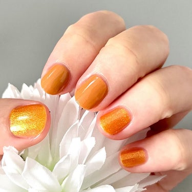 O・P・I ネイルラッカーのクチコミ「🧡🍊O・P・Iでオレンジ系ネイル🍊🧡
＿＿＿＿＿＿＿＿＿＿＿＿＿＿＿＿＿＿

OPI 
ネイル.....」（3枚目）