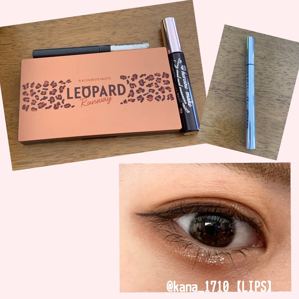 プレイカラーアイパレット レオパードランウェイ/ETUDE/アイシャドウパレットを使ったクチコミ（1枚目）