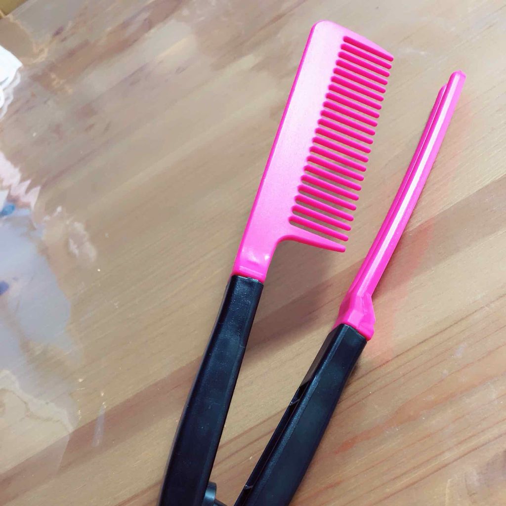 はさんでサラ髪ストレート! ブロー&スタイリングコーム/セイワ・プロ/ヘアコームを使ったクチコミ(1枚目)