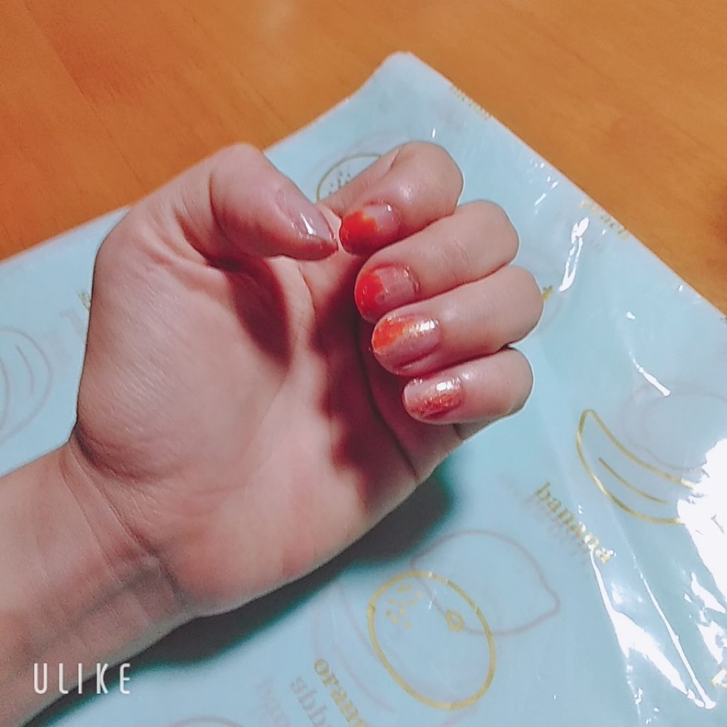 #最近のネイル,#塗りかけネイル,#和みるく_ネイルのネイルデザイン