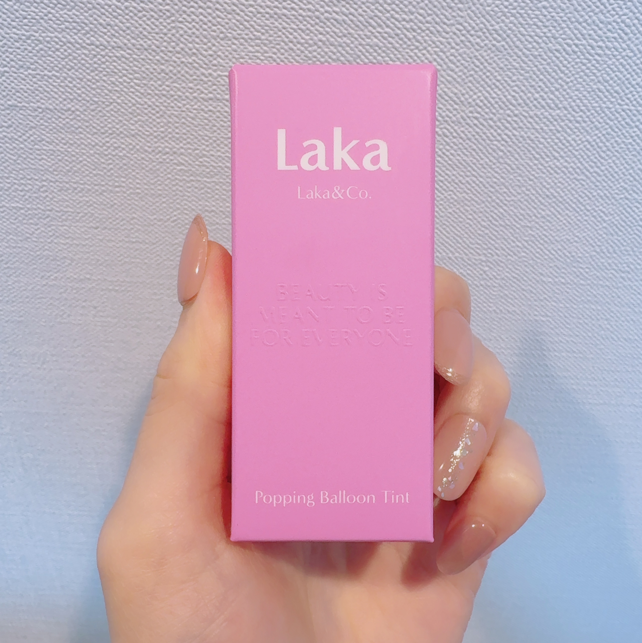 ポッピングバルーンティント 502 スパンキー/Laka/リップティントを使ったクチコミ（2枚目）